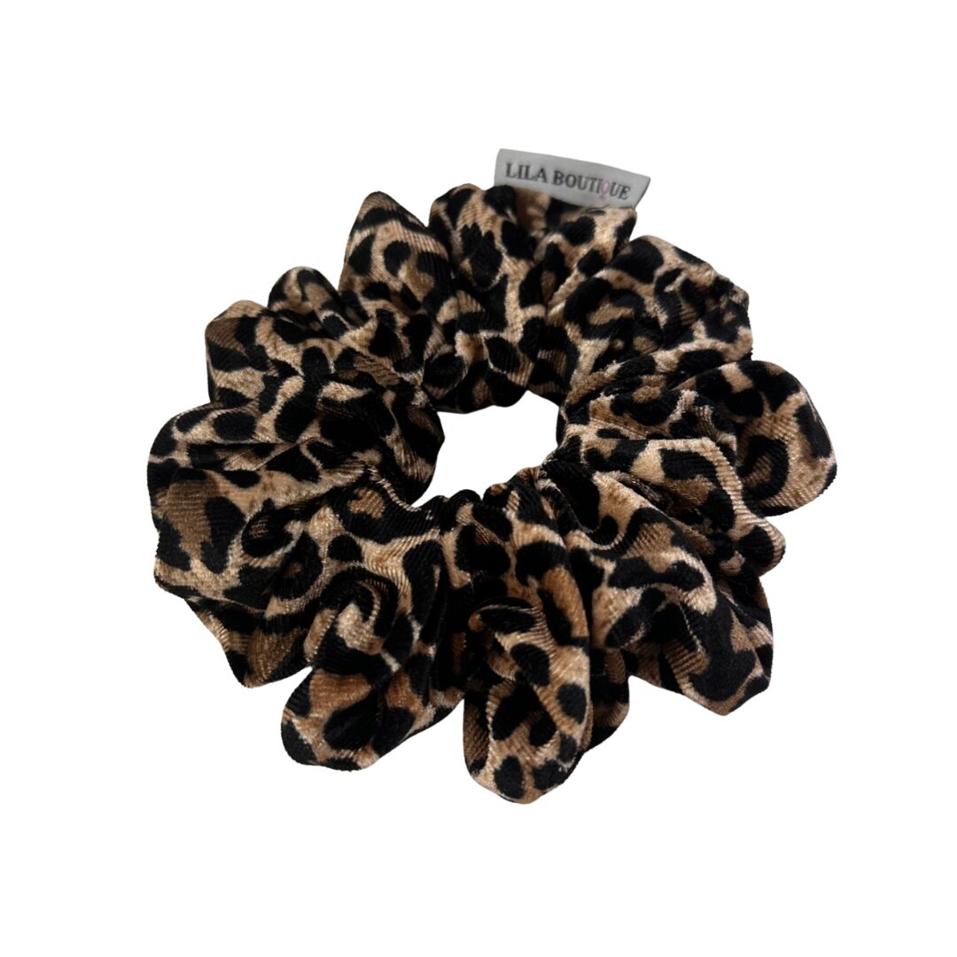 Leopard Scrunchie