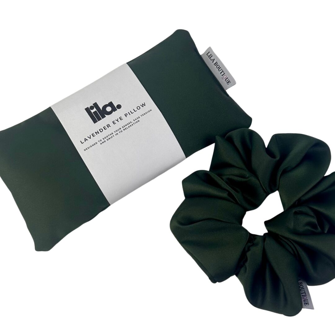 Evergreen Dreams Set | Lavender Eye Pillow & Scrunchie