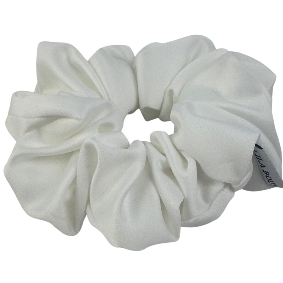 Cream Scrunchie